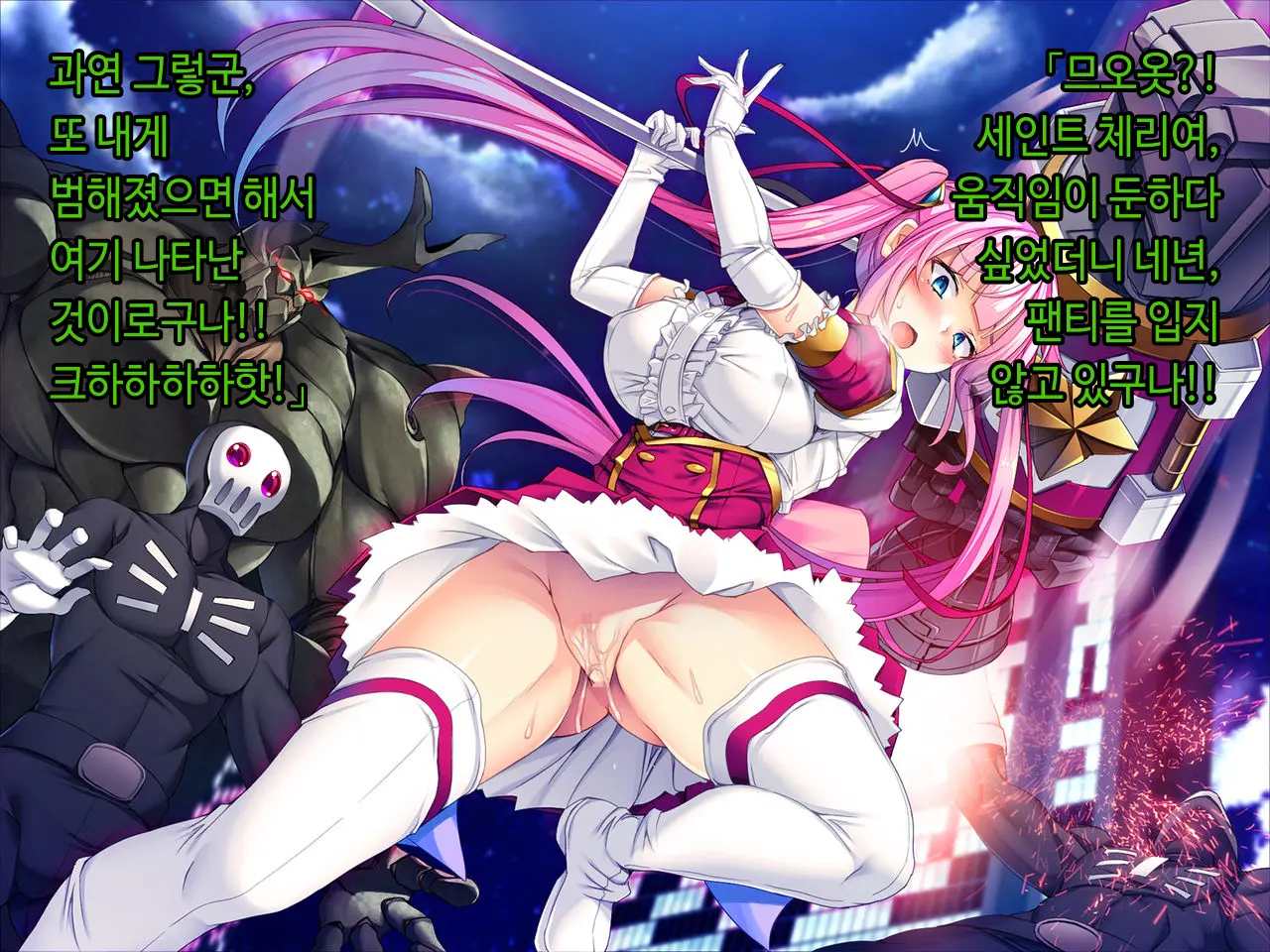 TS Mahou Shoujo Saint Cherry Kuppuku No Akuochi Sennou Choukyou Hen | TS마법소녀 세인트 체리 굴복의 타락세뇌조교편